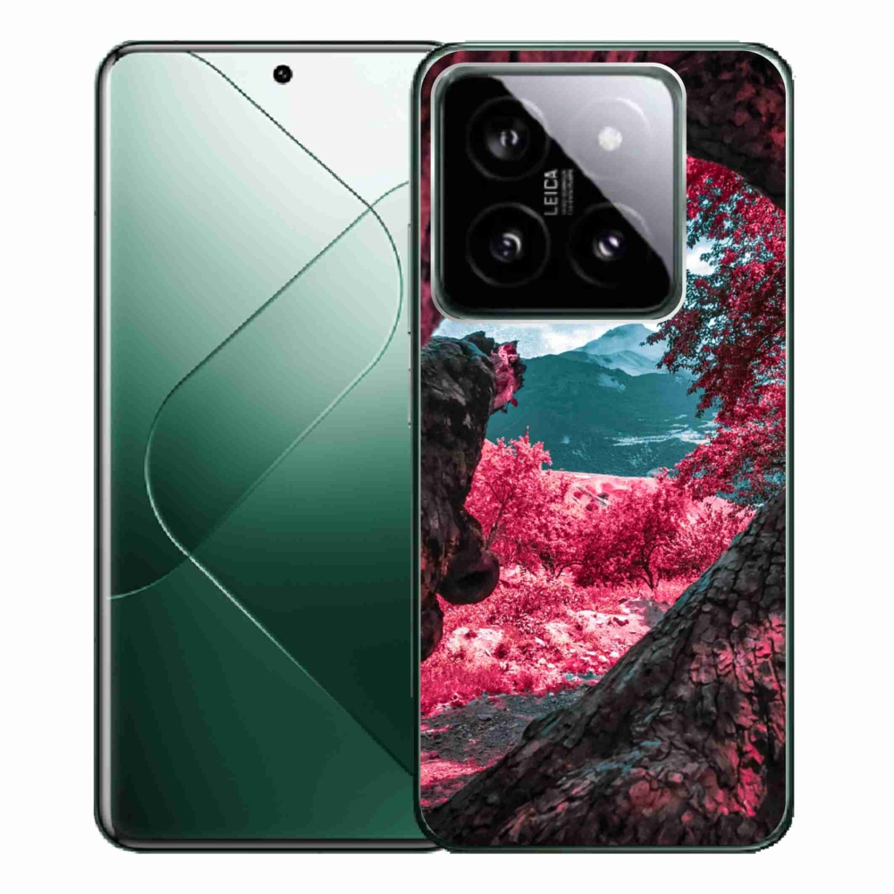 Gelový kryt mmCase na Xiaomi 14 Pro - výhled na hory