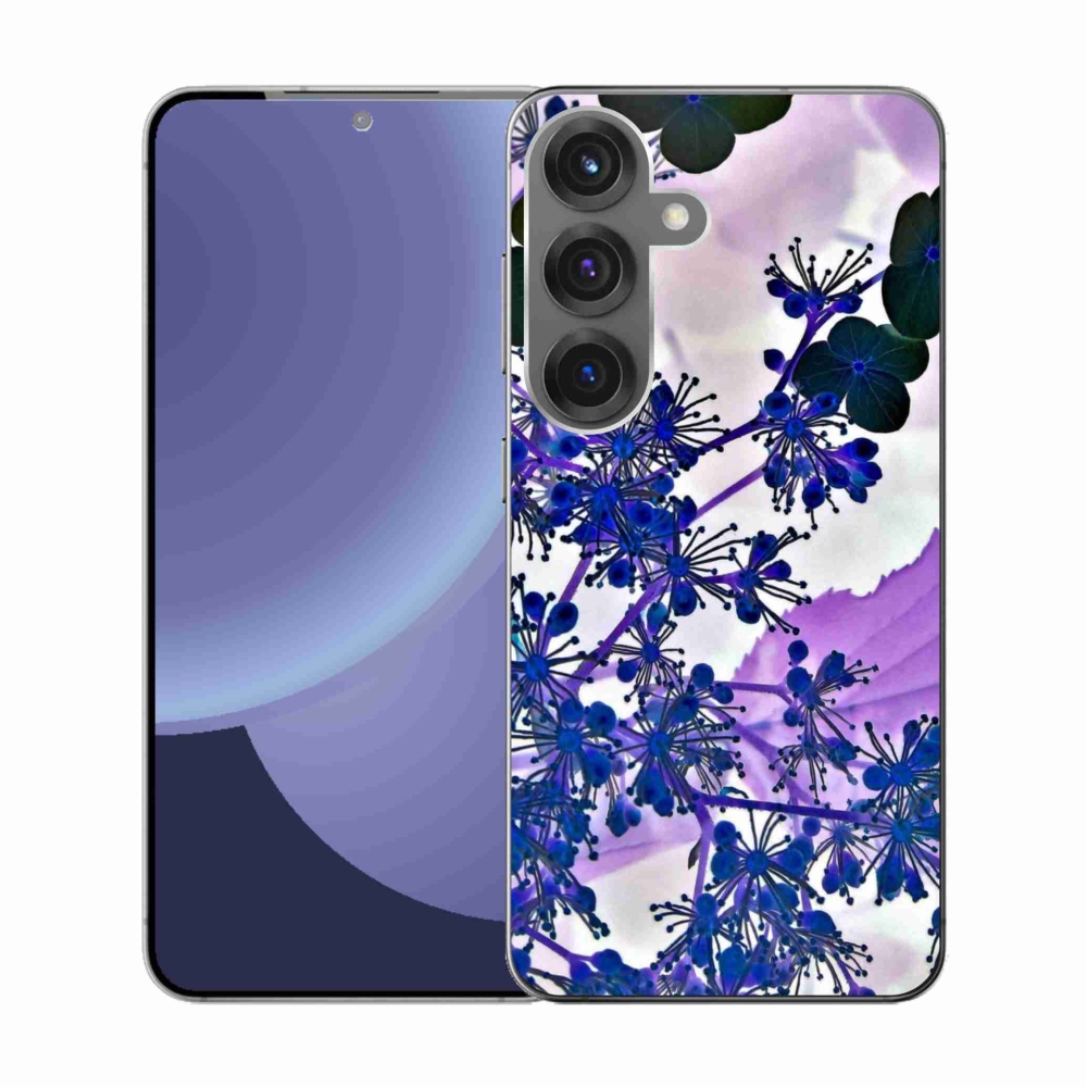 Gelový kryt mmCase na Samsung Galaxy S25 - květ hortenzie