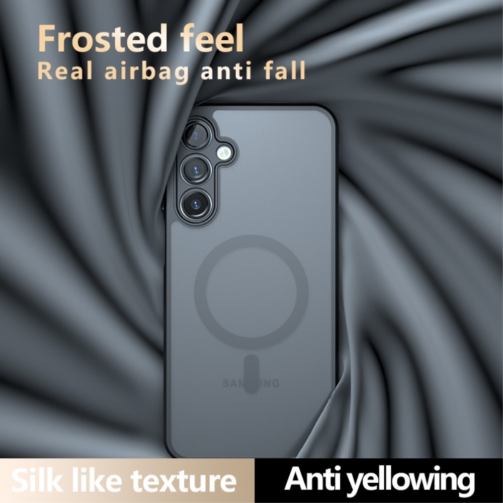 Case matný gelový obal s MagSafe na Samsung Galaxy A16 4G/5G - černý