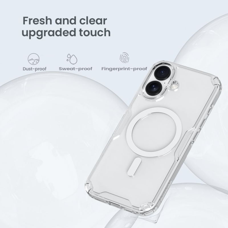 Nillkin Nature TPU PRO Magnetic Kryt pro Apple iPhone 17 Transparent