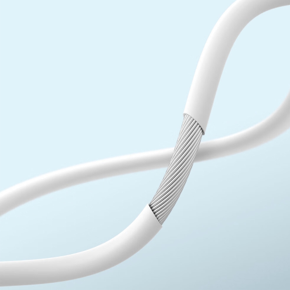 Drátová sluchátka do uší Dudao X3C USB-C 1,2 m – bílá