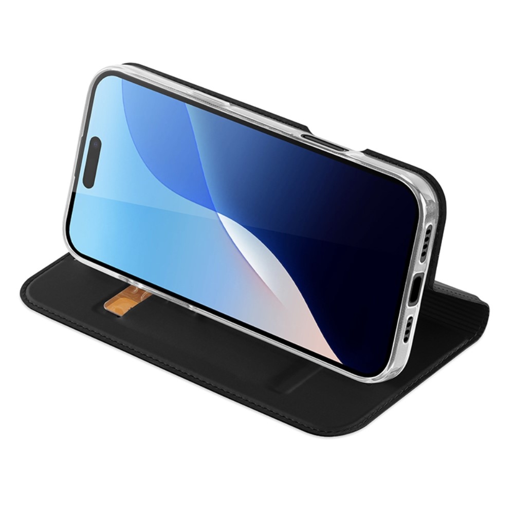 DUX knížkové pouzdro na iPhone 16 Pro - černé