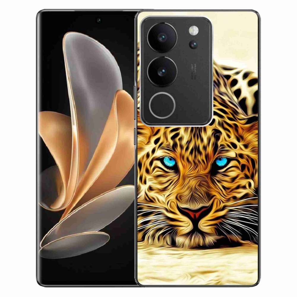Gelový kryt mmCase na Vivo V29 5G - kreslený tygr