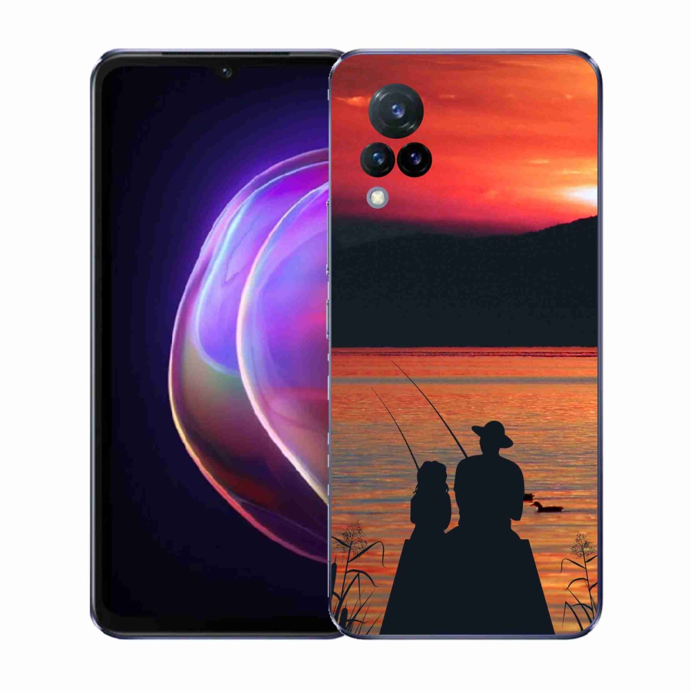 Gelový kryt mmCase na Vivo V21 4G/5G - rybaření 3