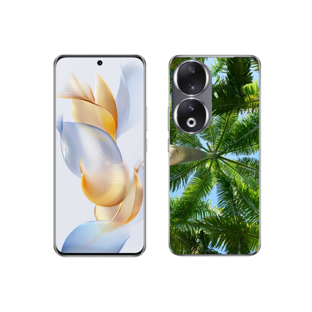 Gelový kryt mmCase na Honor 90 - palmy