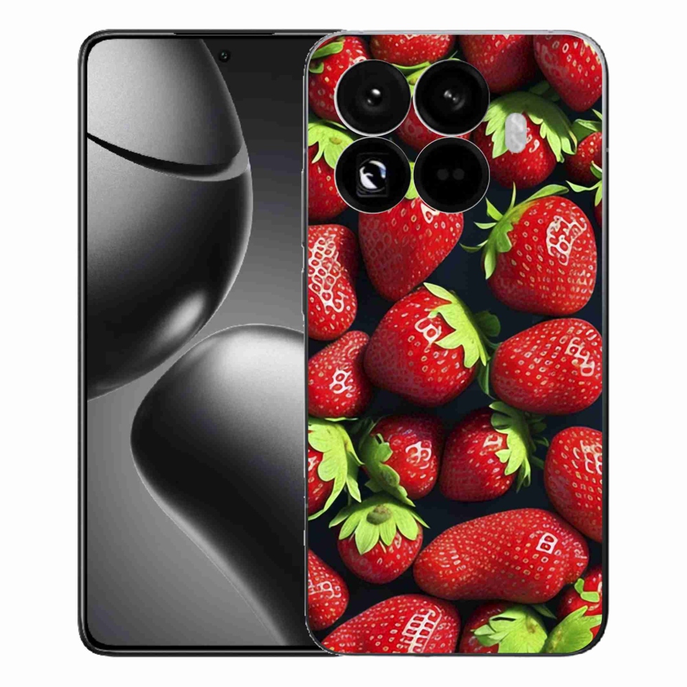 Gelový kryt mmCase na Xiaomi 15T Pro - jahody