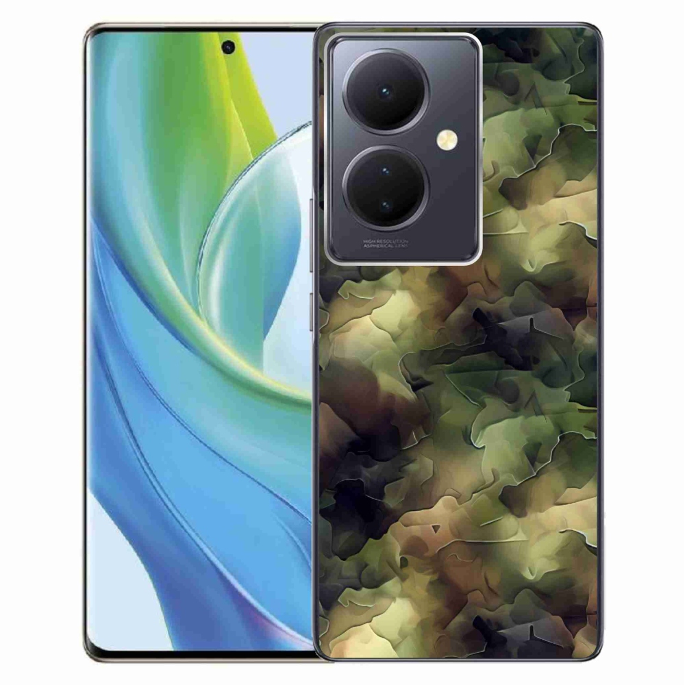 Gelový kryt mmCase na Vivo V29 Lite 5G - maskáčový vzor 10