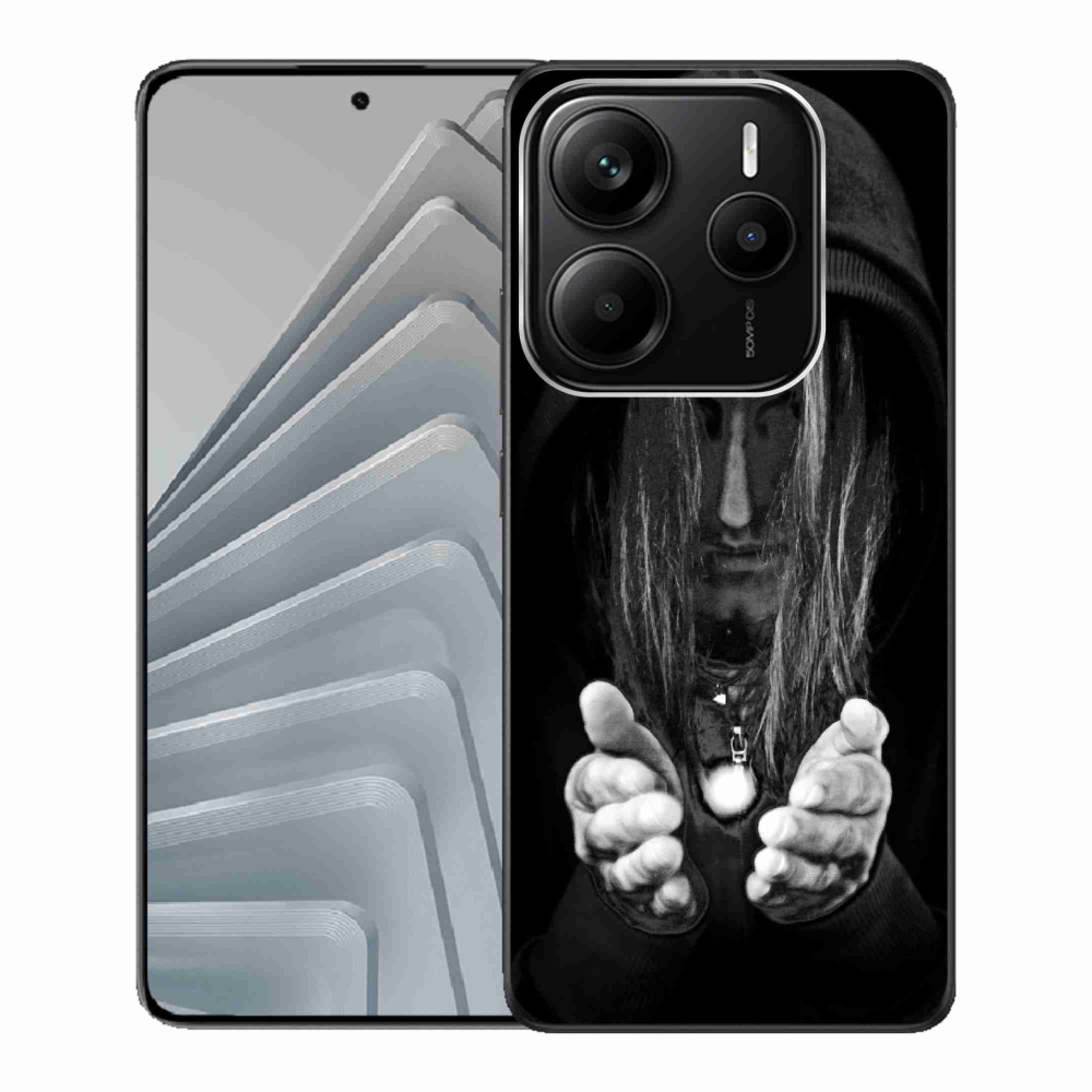 Gelový kryt mmCase na Xiaomi Redmi Note 14 5G - tajemná osoba
