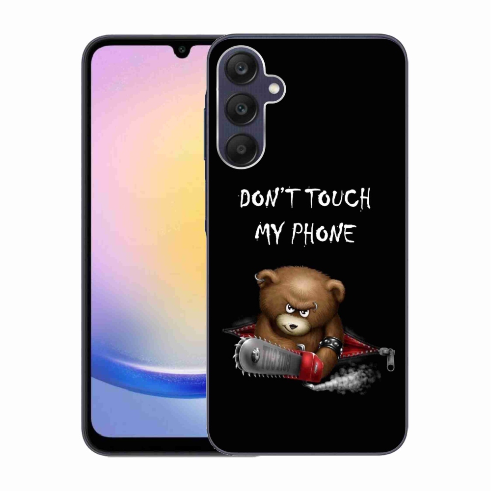 Gelový kryt mmCase na Samsung Galaxy A25 5G - nesahej na telefon