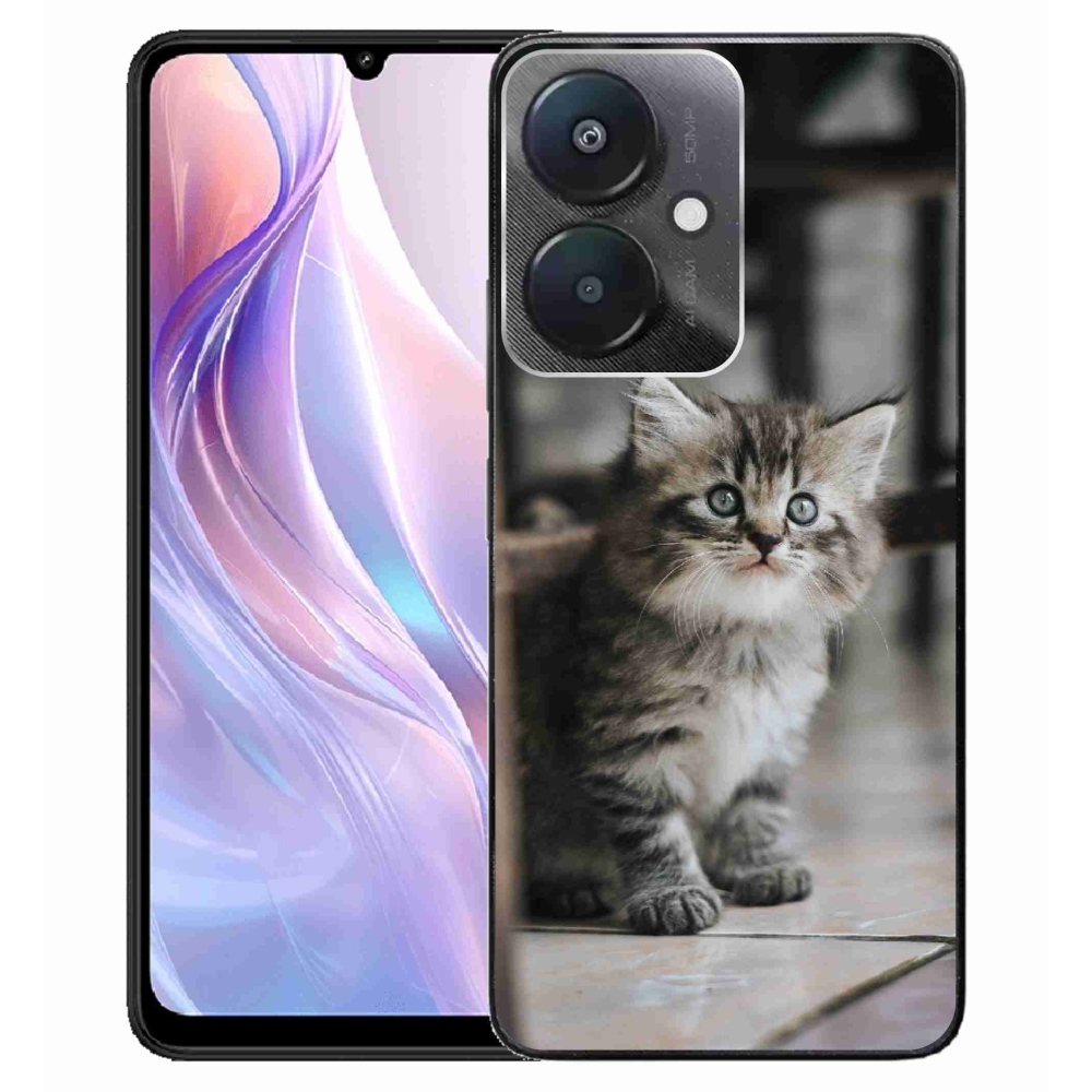 Gelový kryt mmCase na Xiaomi Redmi 13C 5G - koťátko