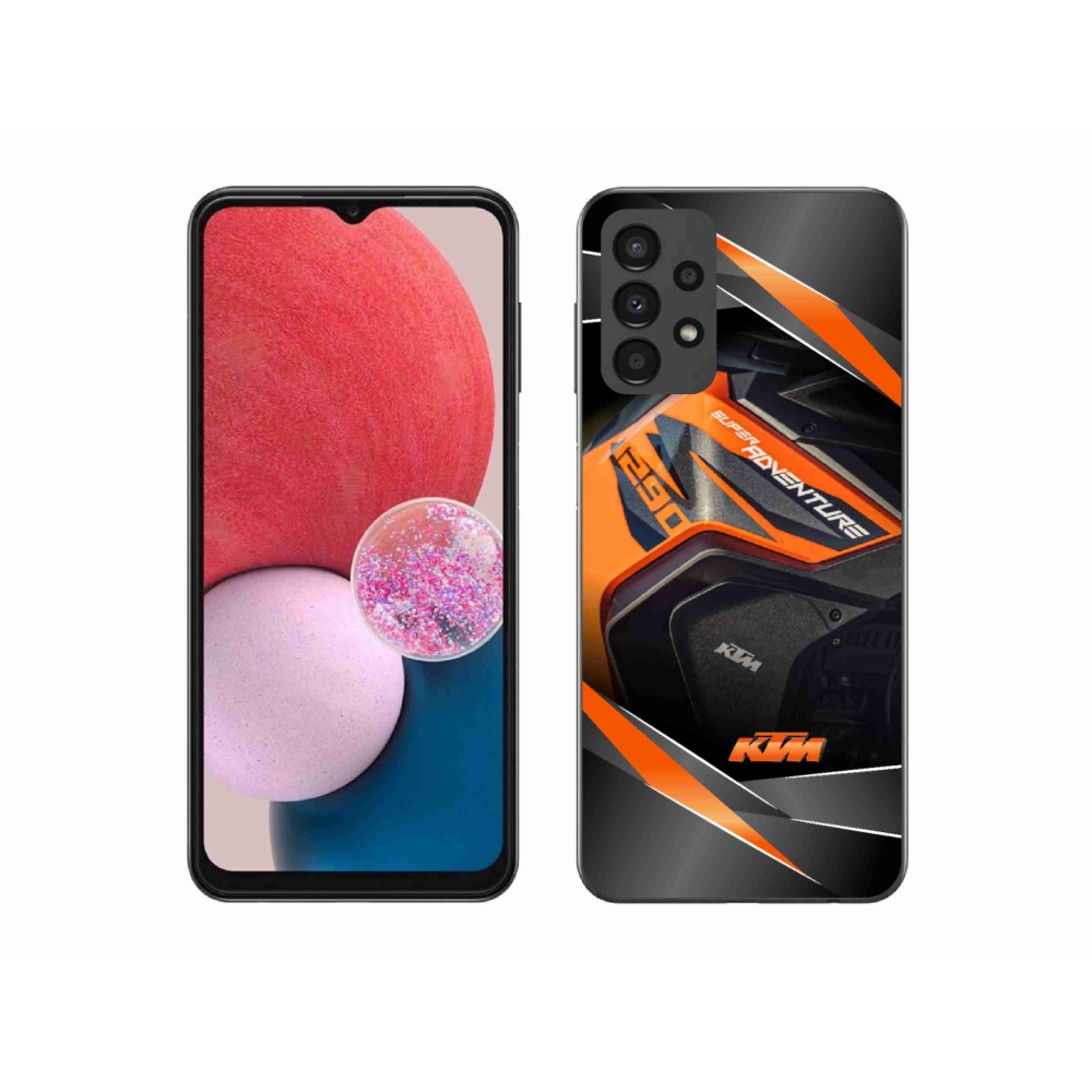 Gelový kryt mmCase na Samsung Galaxy A13 4G - motorka ktm