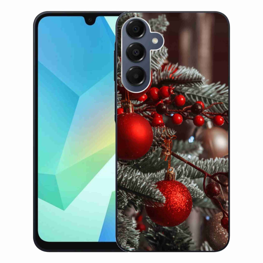 Gelový kryt mmCase na Samsung Galaxy A16 4G/5G - vánoční ozdoby 2