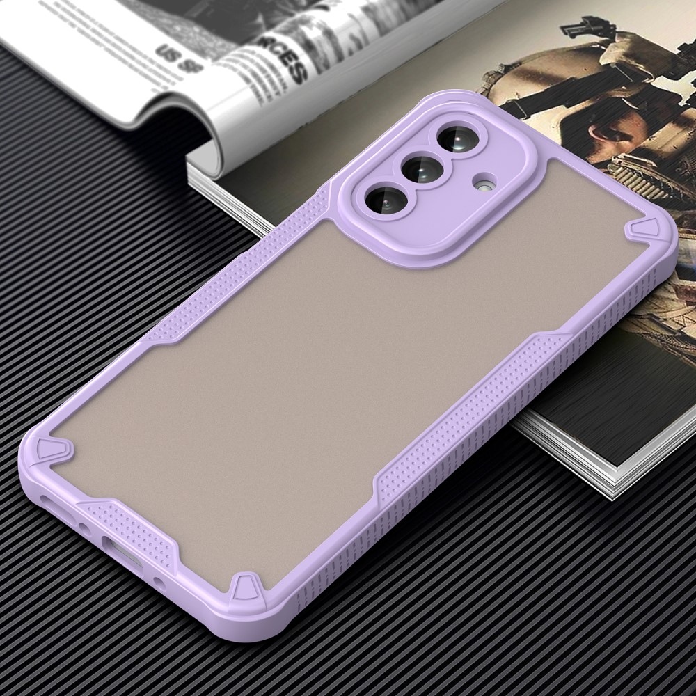 Frosted odolný kryt na Samsung Galaxy A26 5G - fialový