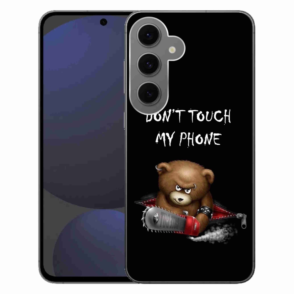 Gelový kryt mmCase na Samsung Galaxy S24 FE - nesahej na telefon