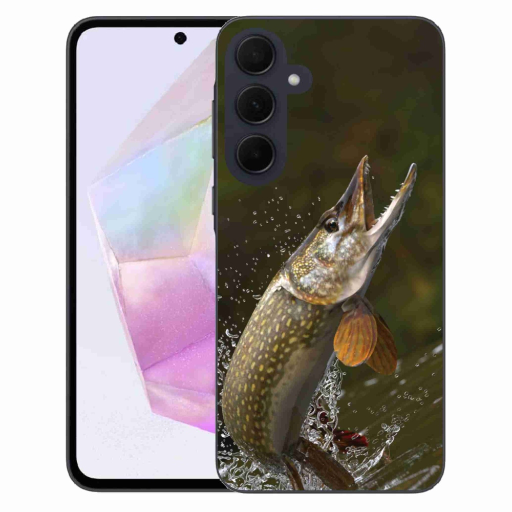 Gelový obal mmCase na Samsung Galaxy A35 5G - štika