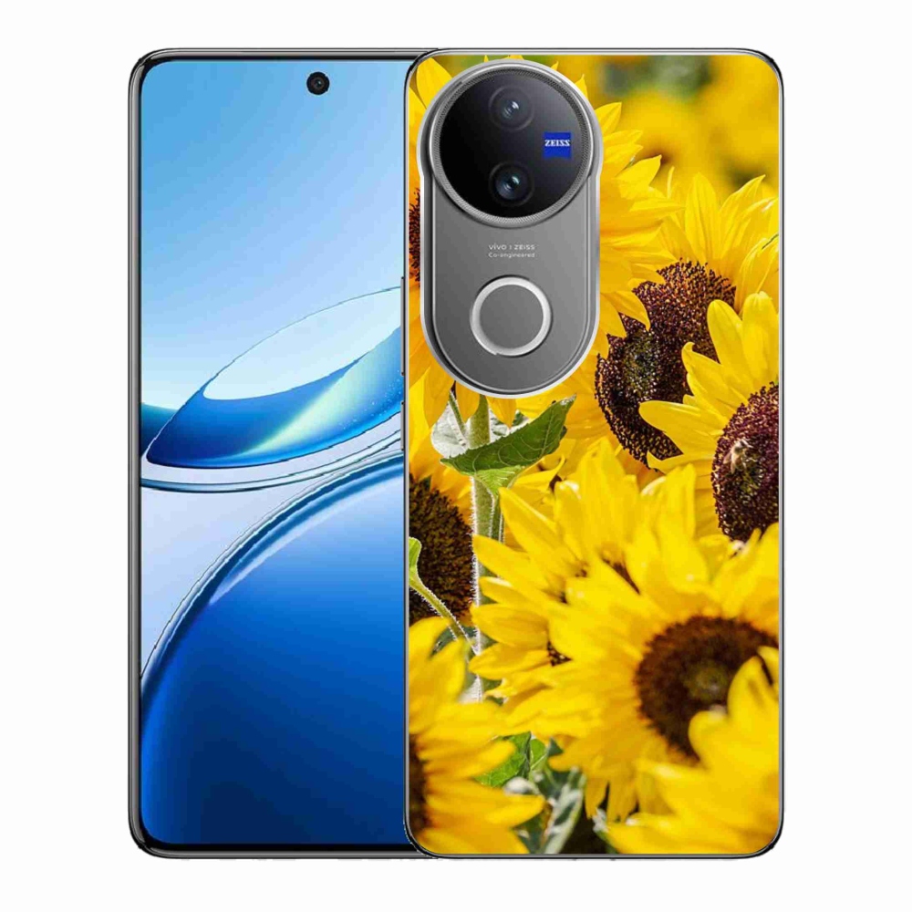 Gelový kryt mmCase na Vivo V50 5G - slunečnice