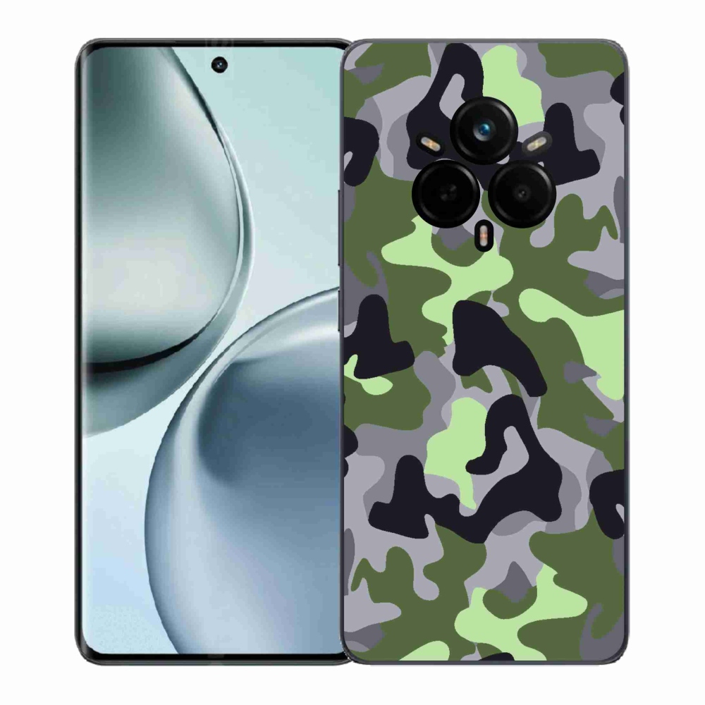 Gelový kryt mmCase na Realme 14 Pro+ 5G - maskáčový vzor 7