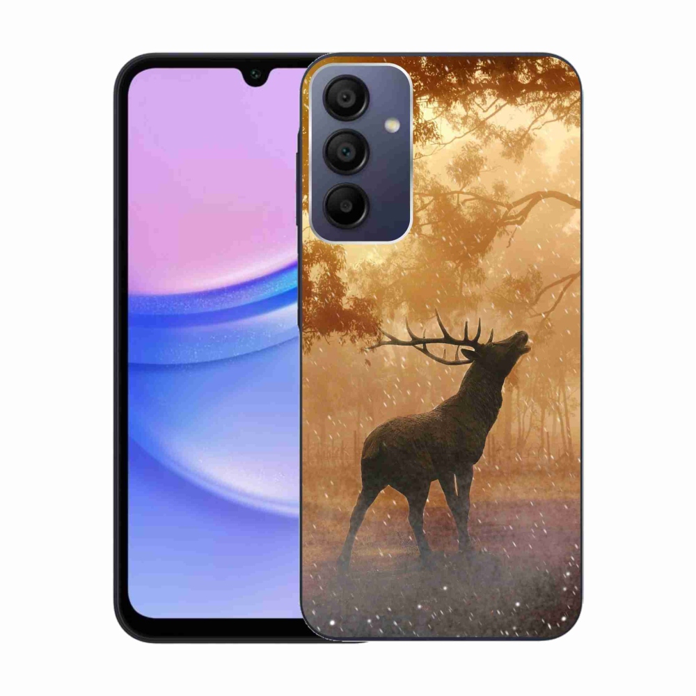 Gelový kryt mmCase na Samsung Galaxy A15 4G/5G - jelen v říji