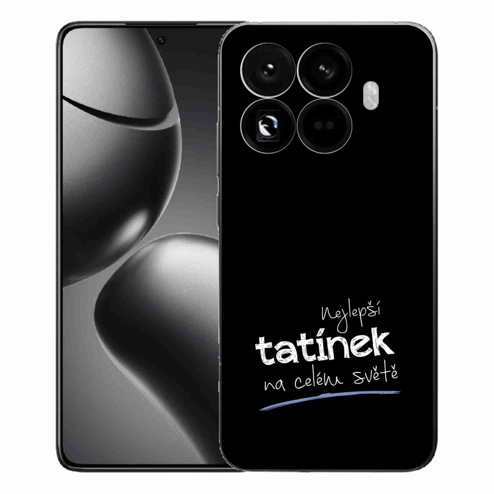 Gelový kryt mmCase na Xiaomi 15T Pro - nejlepší tatínek 4 černé pozadí