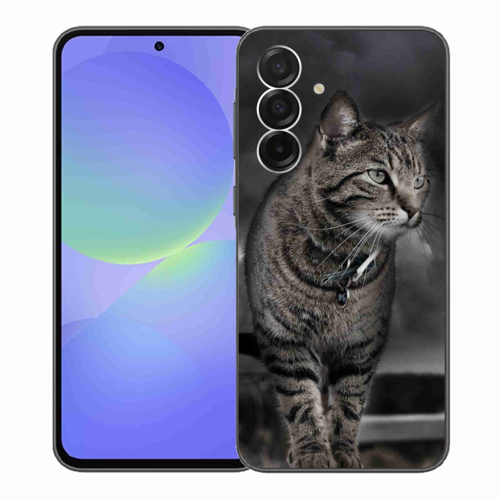 Gelový kryt mmCase na Samsung Galaxy A36 5G - kočka
