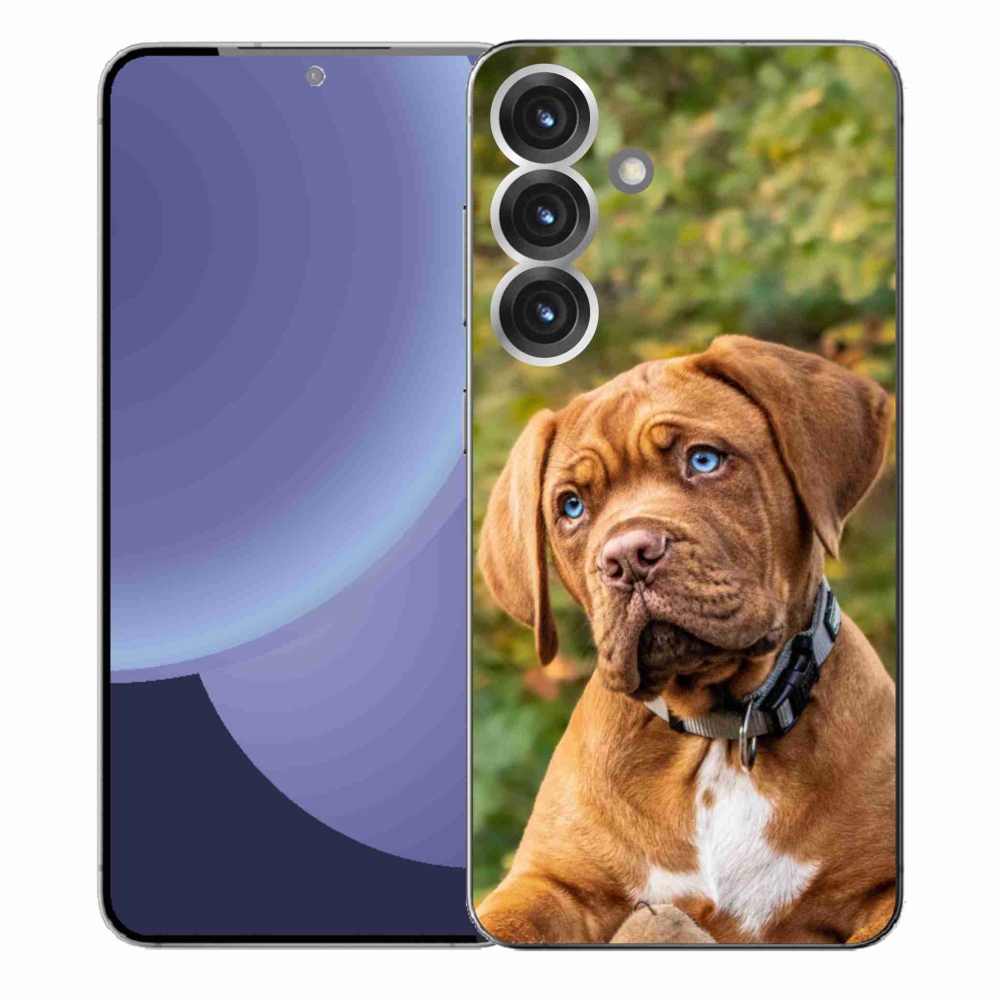 Gelový kryt mmCase na Samsung Galaxy S25+ - štěně 