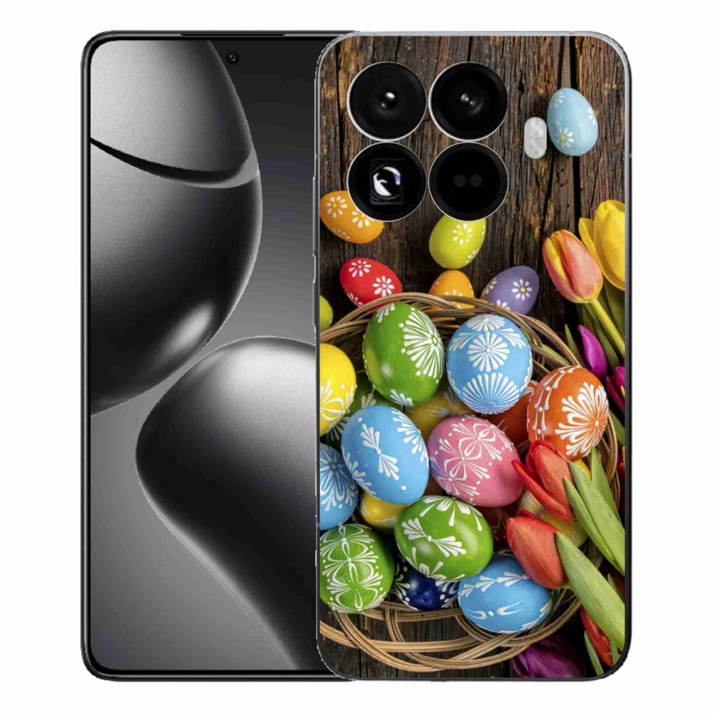 Gelový kryt mmCase na Xiaomi 15T Pro - velikonoční vajíčka