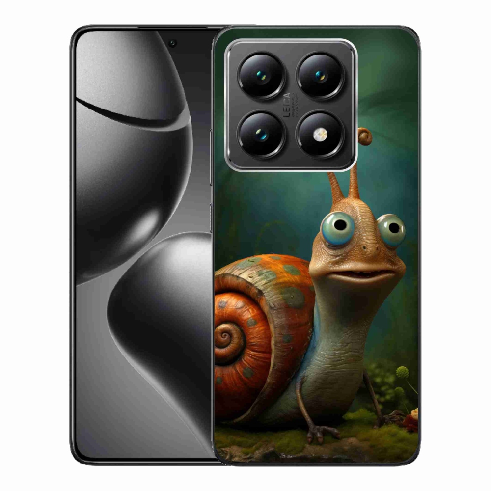 Gelový kryt mmCase na Xiaomi 14T - šnek