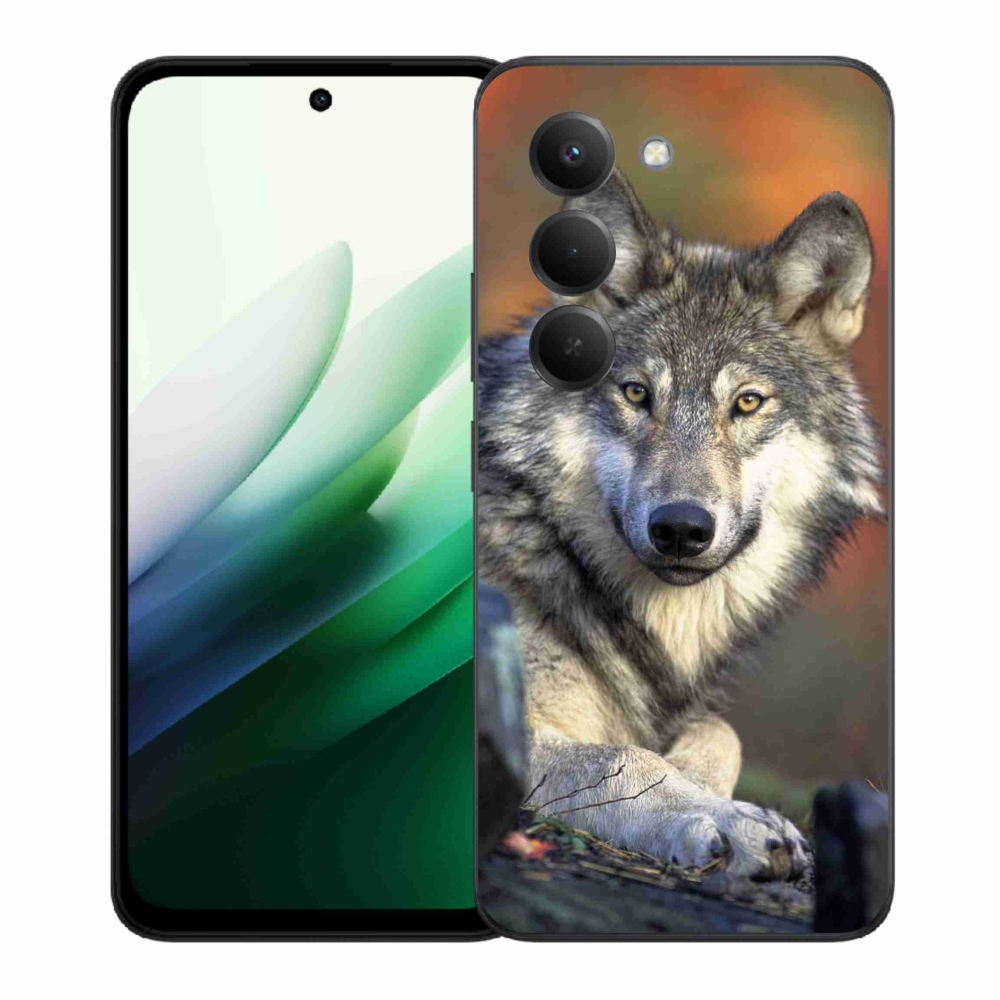Gelový kryt mmCase na Xiaomi Redmi 15 5G (169mm) - vlk