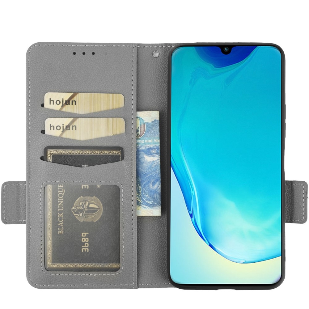Wallet knížkové pouzdro na Vivo X80 Lite - šedé
