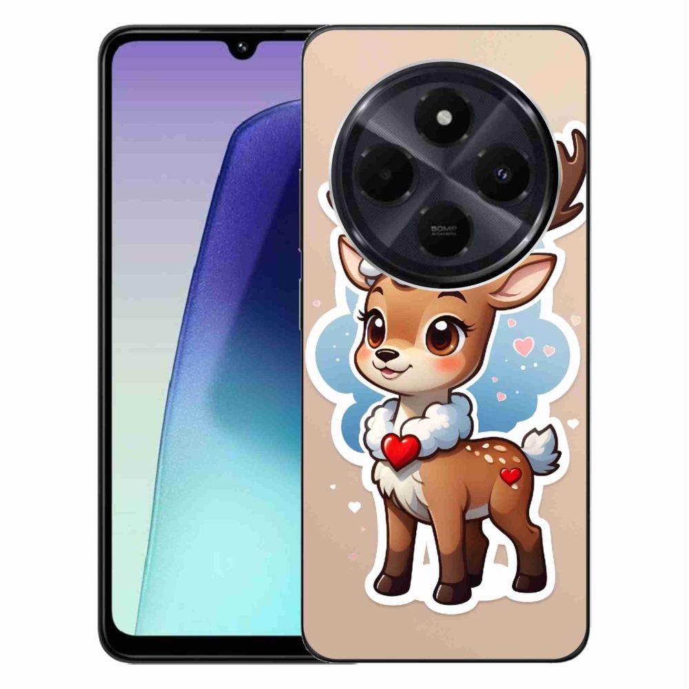 Gelový kryt mmCase na Xiaomi Redmi 14C/Poco C75 - kreslený sob