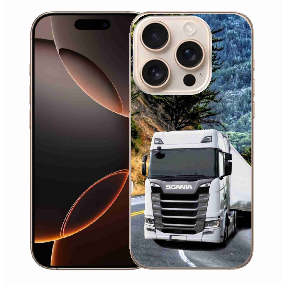 Gelový kryt mmCase na iPhone 16 Pro Max - kamion 1