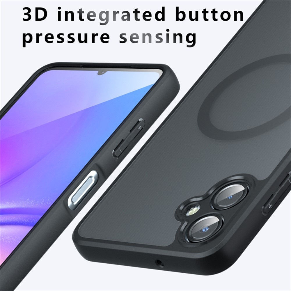 Case matný gelový obal s MagSafe na Samsung Galaxy A06 4G - černý