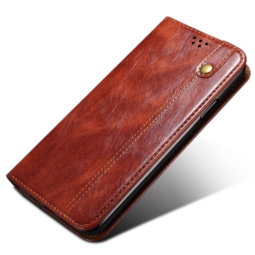 Waxy knížkové pouzdro na Xiaomi 15 Ultra - hnědé