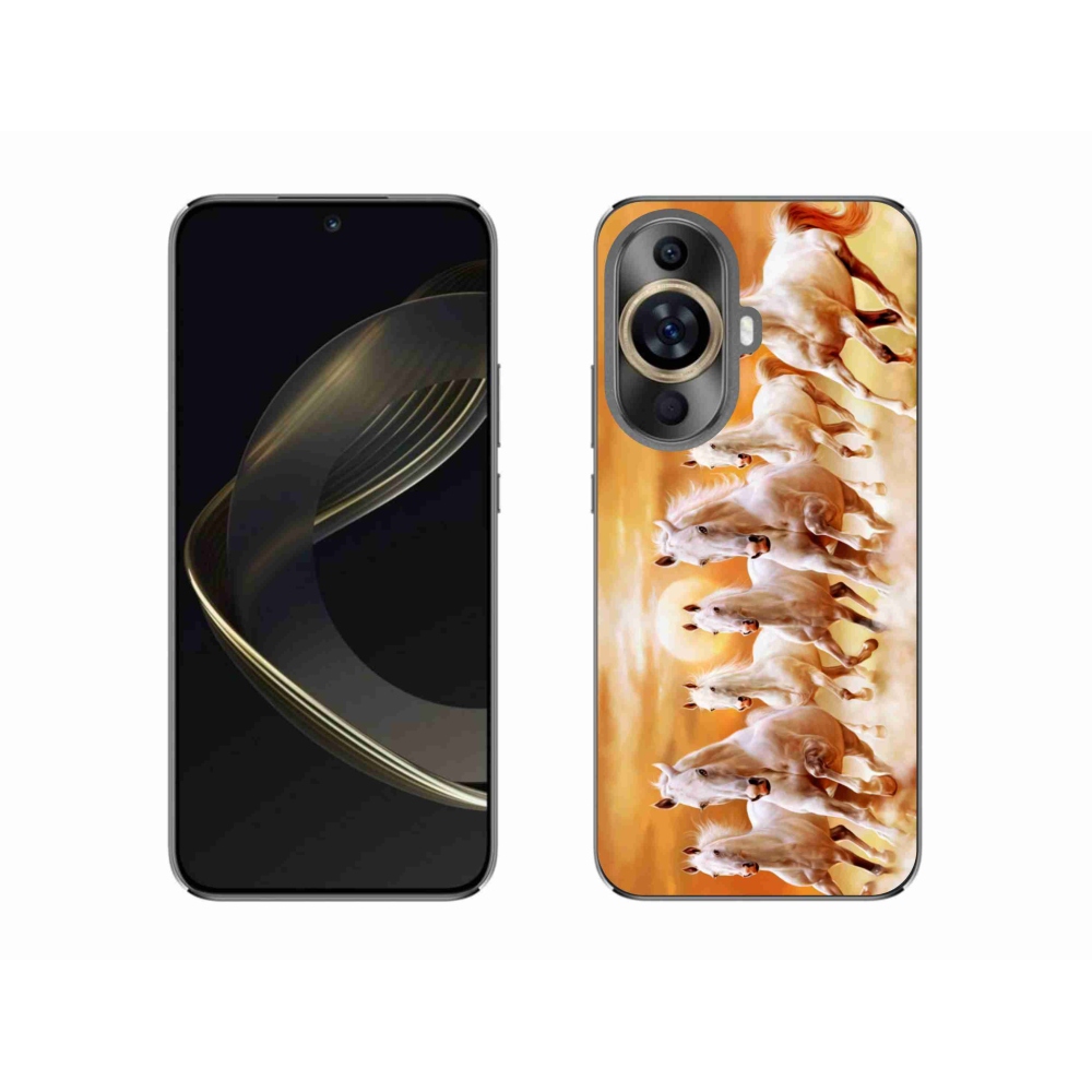 Gelový obal mmCase na Huawei Nova 11 - koně 2