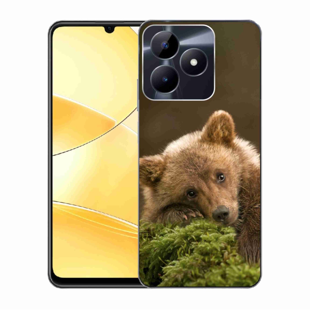Gelový kryt mmCase na Realme C51/C53 - medvěd