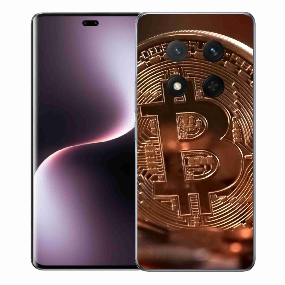Gelový kryt mmCase na Honor Magic 7 Lite 5G - bitcoin