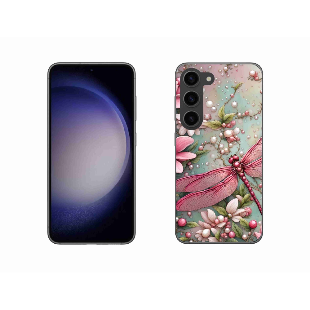 Gelový kryt mmCase na Samsung Galaxy S23 5G - vážka