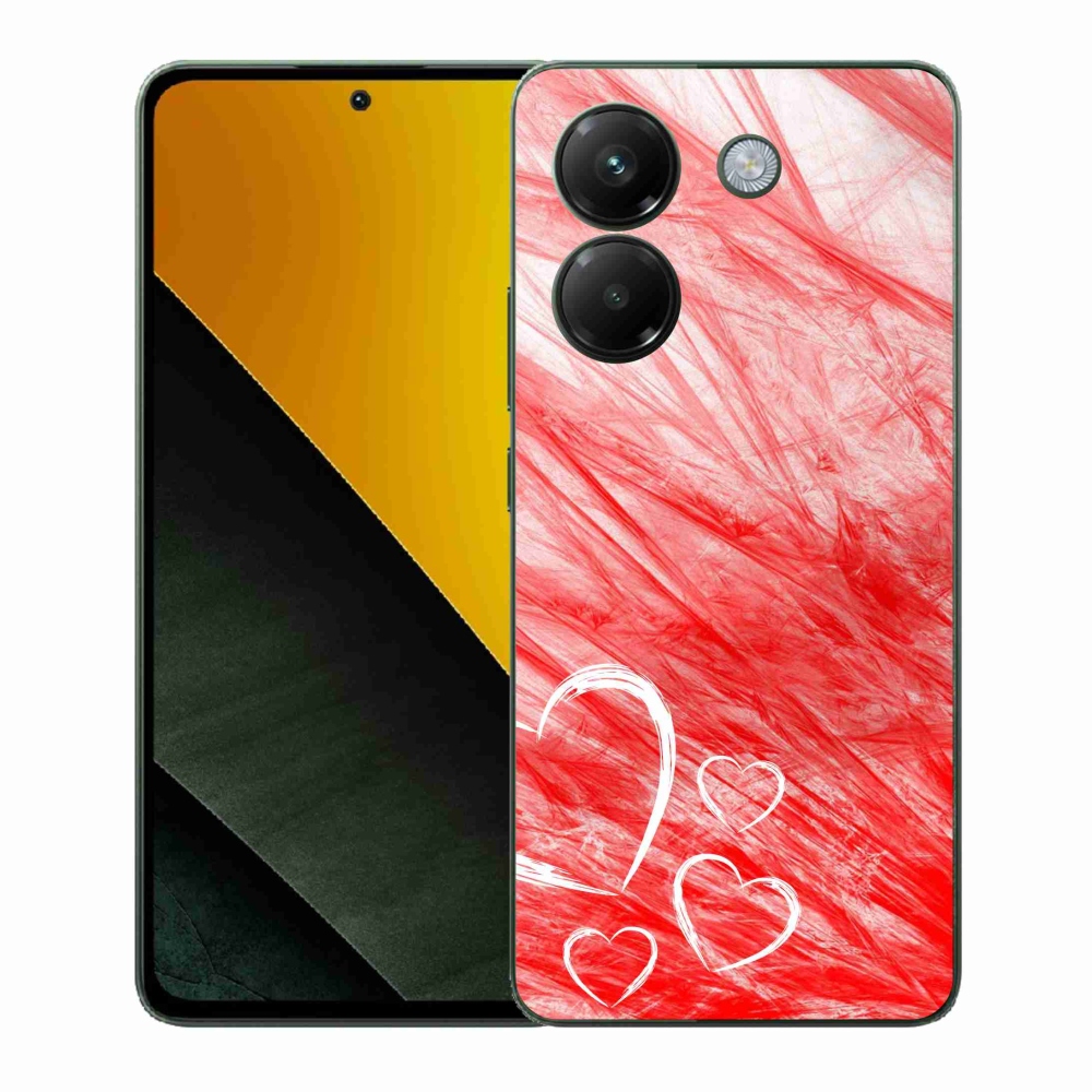 Gelový kryt mmCase na Xiaomi Poco M7 Pro 5G - heart