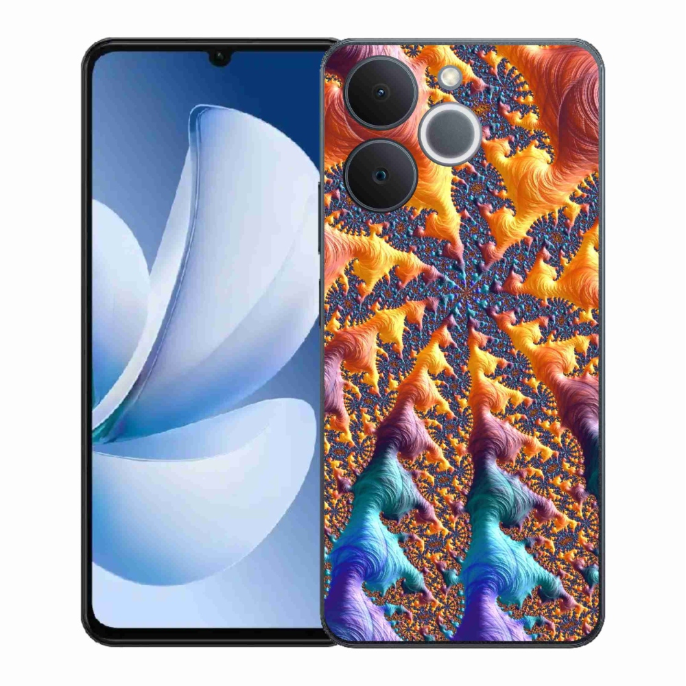 Gelový kryt mmCase na Realme Note 70T - abstraktní motiv 23