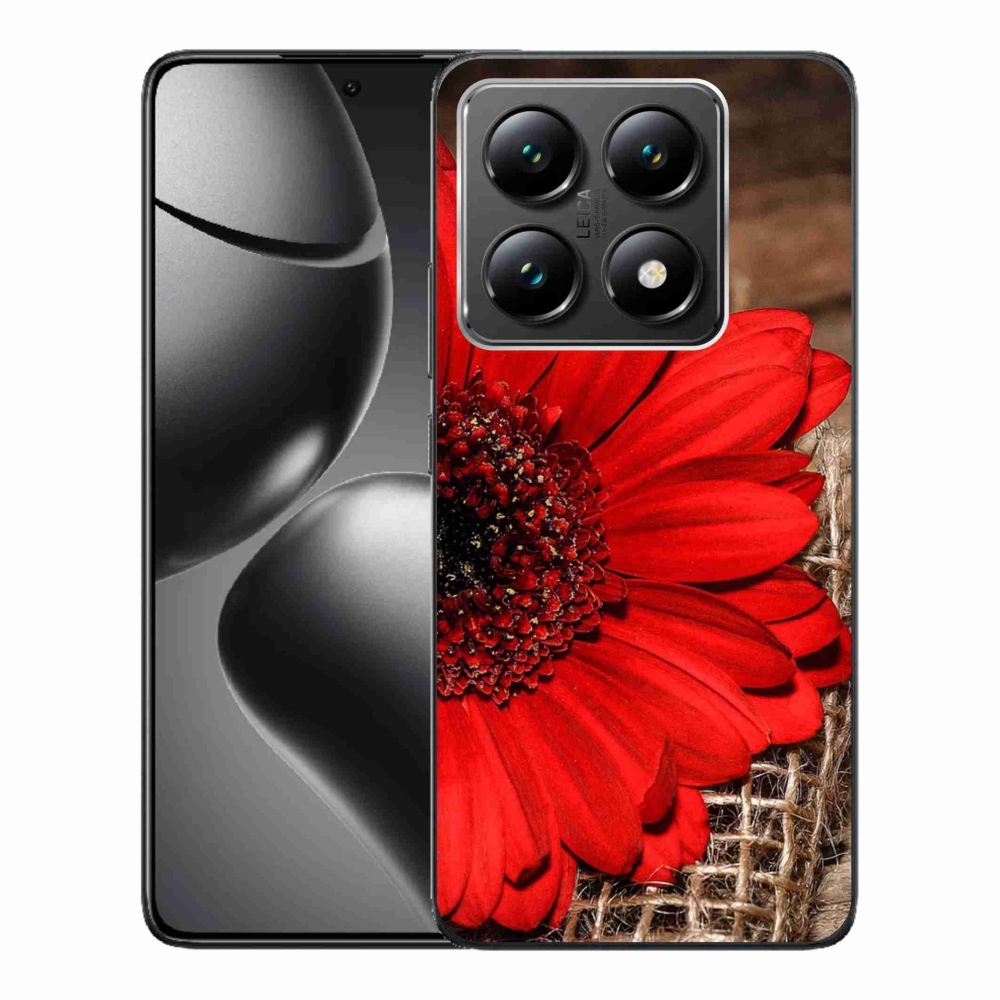 Gelový kryt mmCase na Xiaomi 14T - gerbera