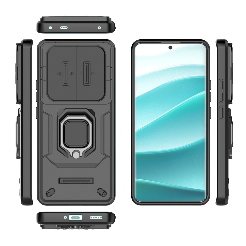 Lens odolný kryt na Xiaomi Redmi Note 14 Pro+ 5G - černý