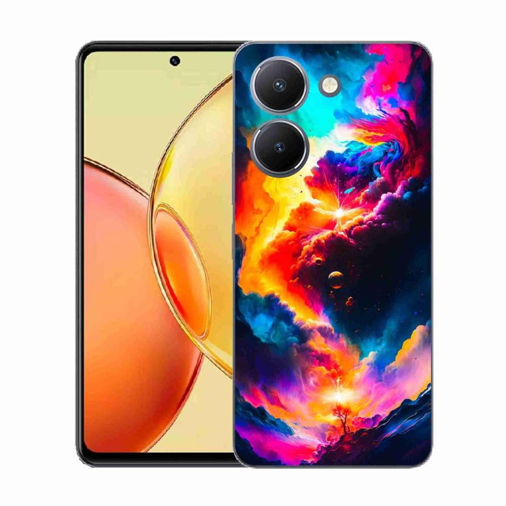 Gelový kryt mmCase na Vivo Y36 - abstraktní motiv