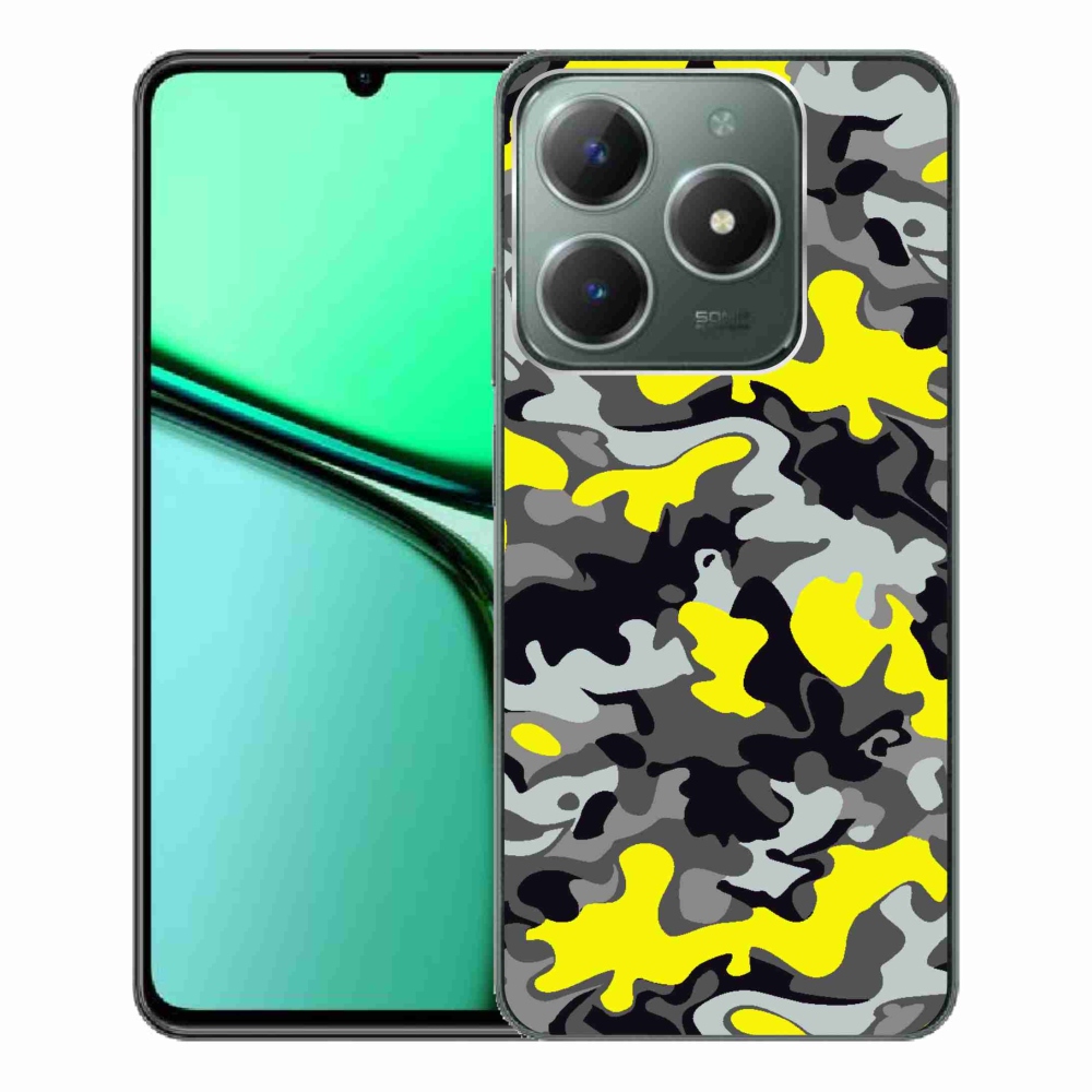 Gelový kryt mmCase na Realme C61 - maskáčový vzor 6