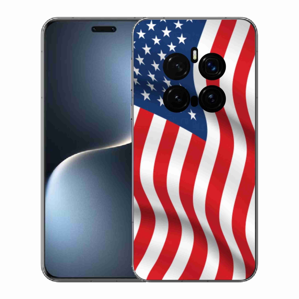 Gelový kryt mmCase na Honor Magic 7 Pro 5G - USA vlajka
