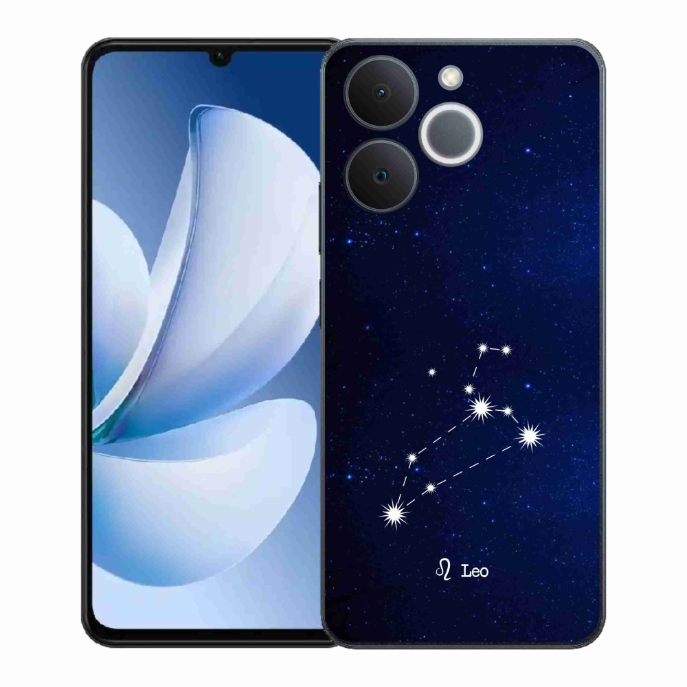 Gelový kryt mmCase na Realme Note 70T - souhvězdí Lva