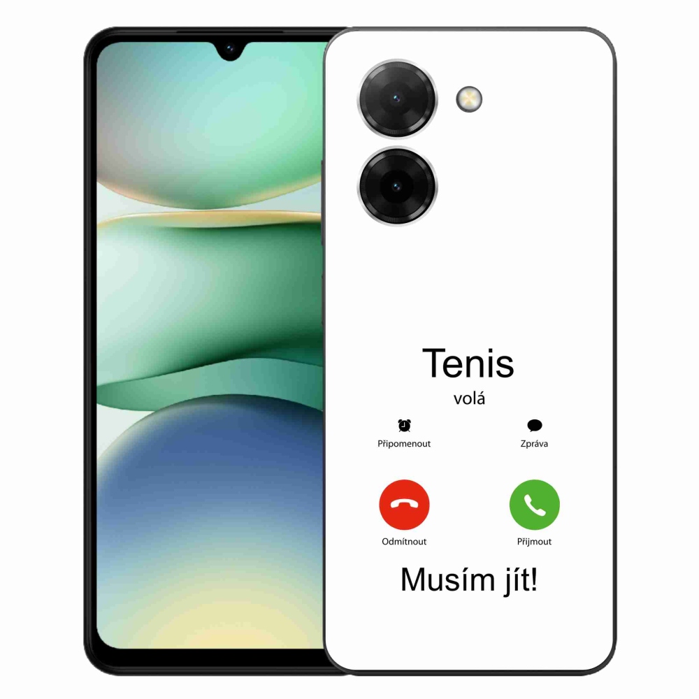 Gelový kryt mmCase na Xiaomi Redmi A5 (171.7x77.8x8.3mm) - tenis volá bílé pozadí