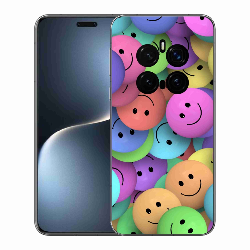 Gelový kryt mmCase na Honor Magic 7 Pro 5G - barevní smajlíci