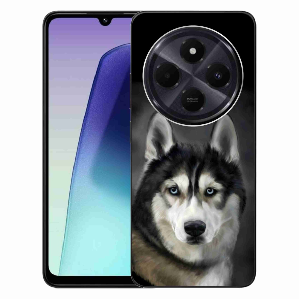 Gelový obal mmCase na Xiaomi Redmi 14C/Poco C75 - husky