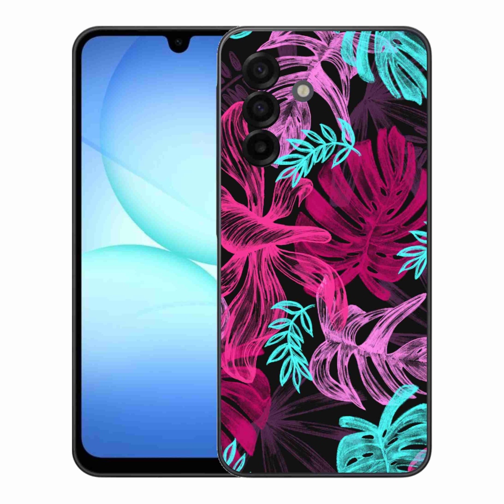 Gelový kryt mmCase na Samsung Galaxy A17 4G/5G - květiny 1