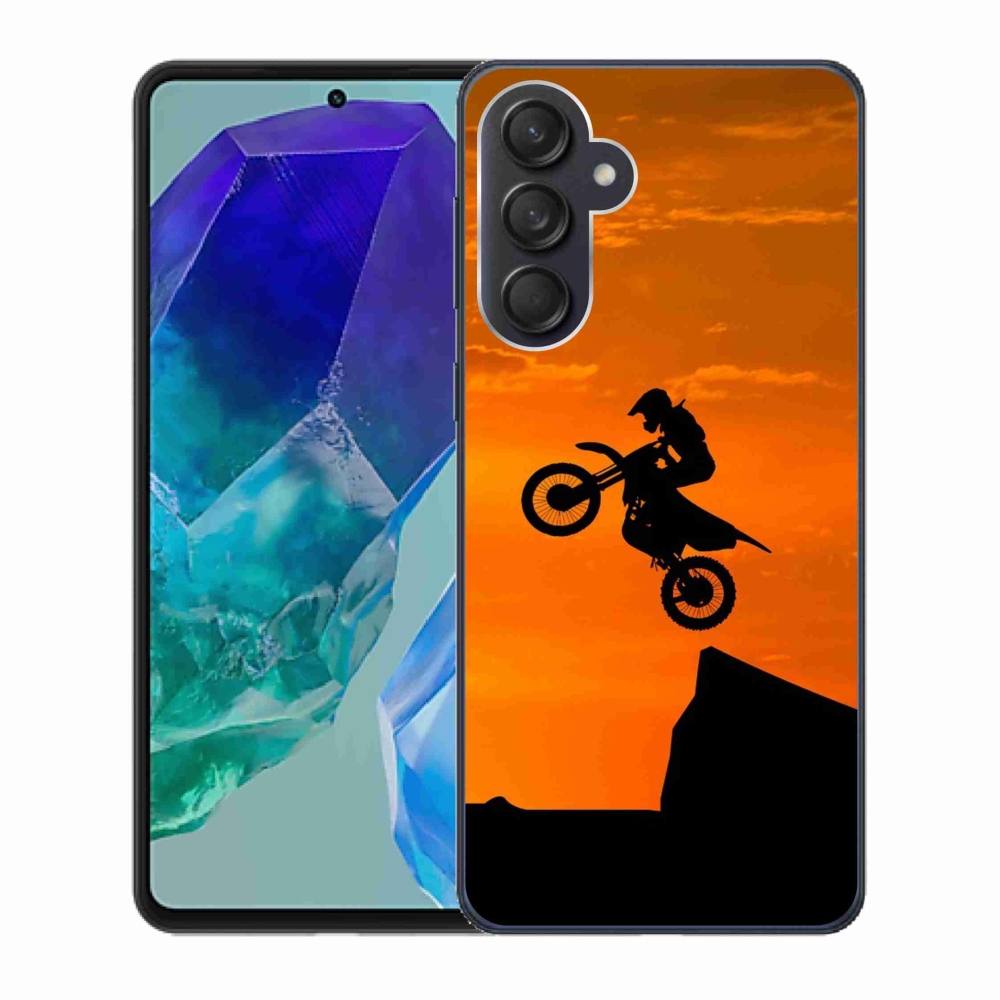 Gelový kryt mmCase na Samsung Galaxy M55 5G - motocross